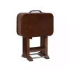 Linon Burke Tray Table & Stand 5-piece Set