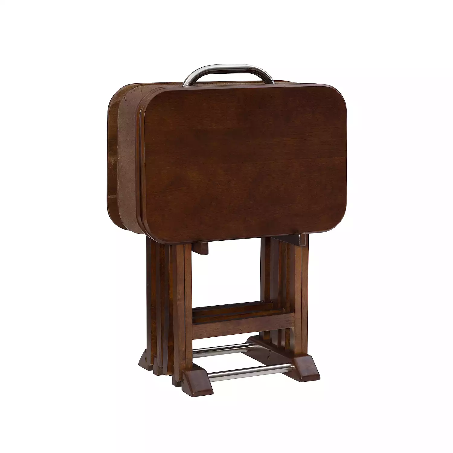 Linon Burke Tray Table & Stand 5-piece Set