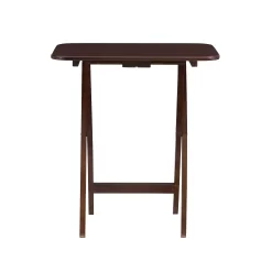 Linon Burke Tray Table & Stand 5-piece Set