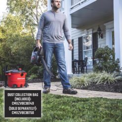 Craftsman CMXEVBE17607 16 gal Corded Wet/Dry Vacuum with Blower 12 amps 120 V 6.5 HP