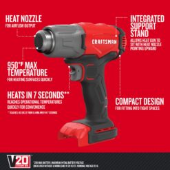 Craftsman CMCE530B V20 Cordless Heat Gun