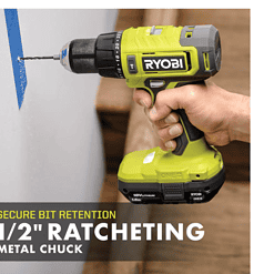 RYOBI PCL220B ONE+ 18V Cordless 1/2 in. Hammer Drill (Tool Only)