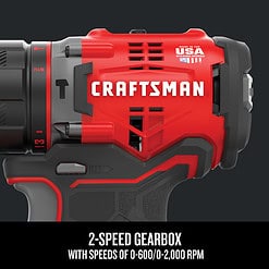 Craftsman CMCD721D2 V20 1/2 in. Brushless Cordless Hammer Drill Kit (Battery & Charger)