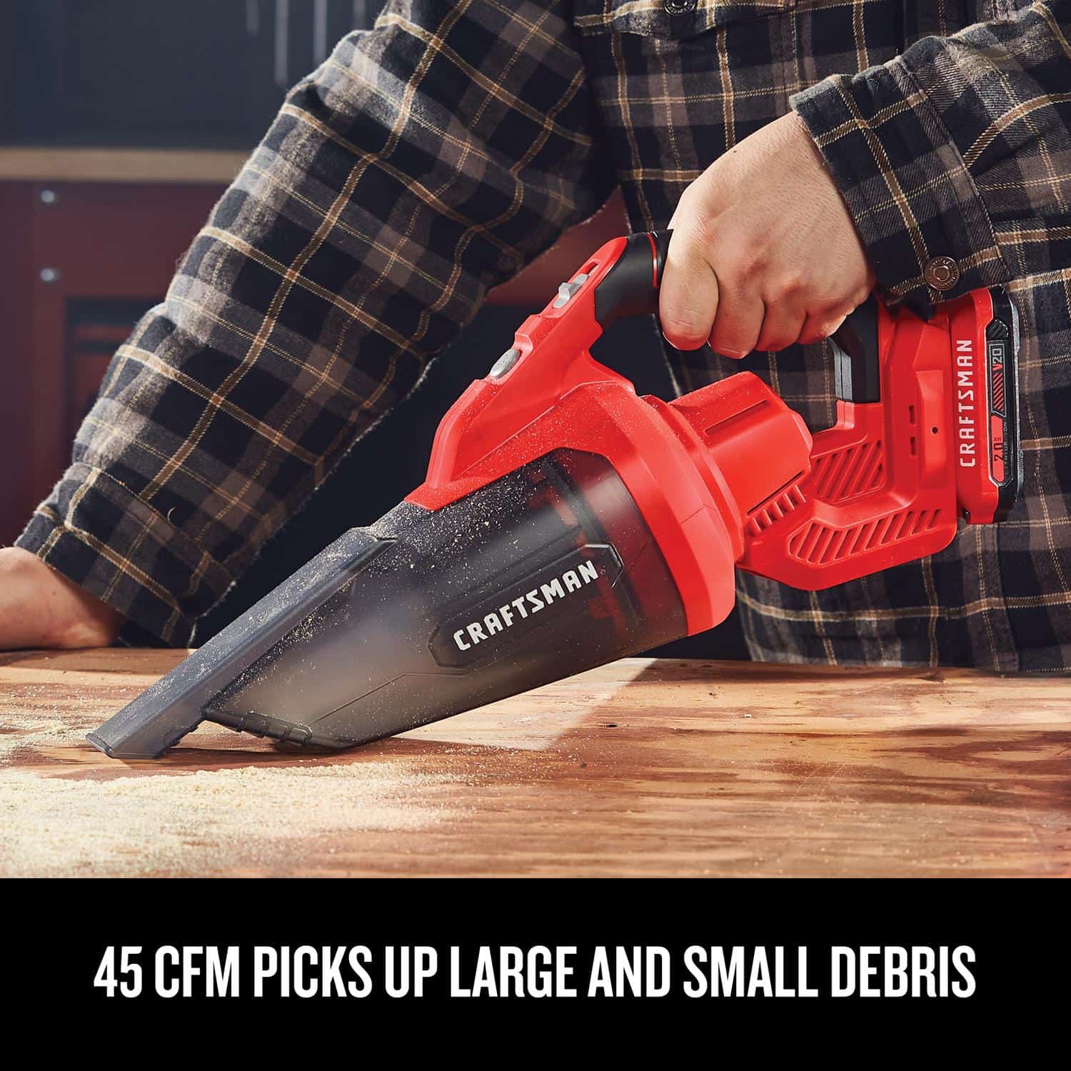 Craftsman V20 Bagless Cordless Multi-Level Filter Hand Vacuum
