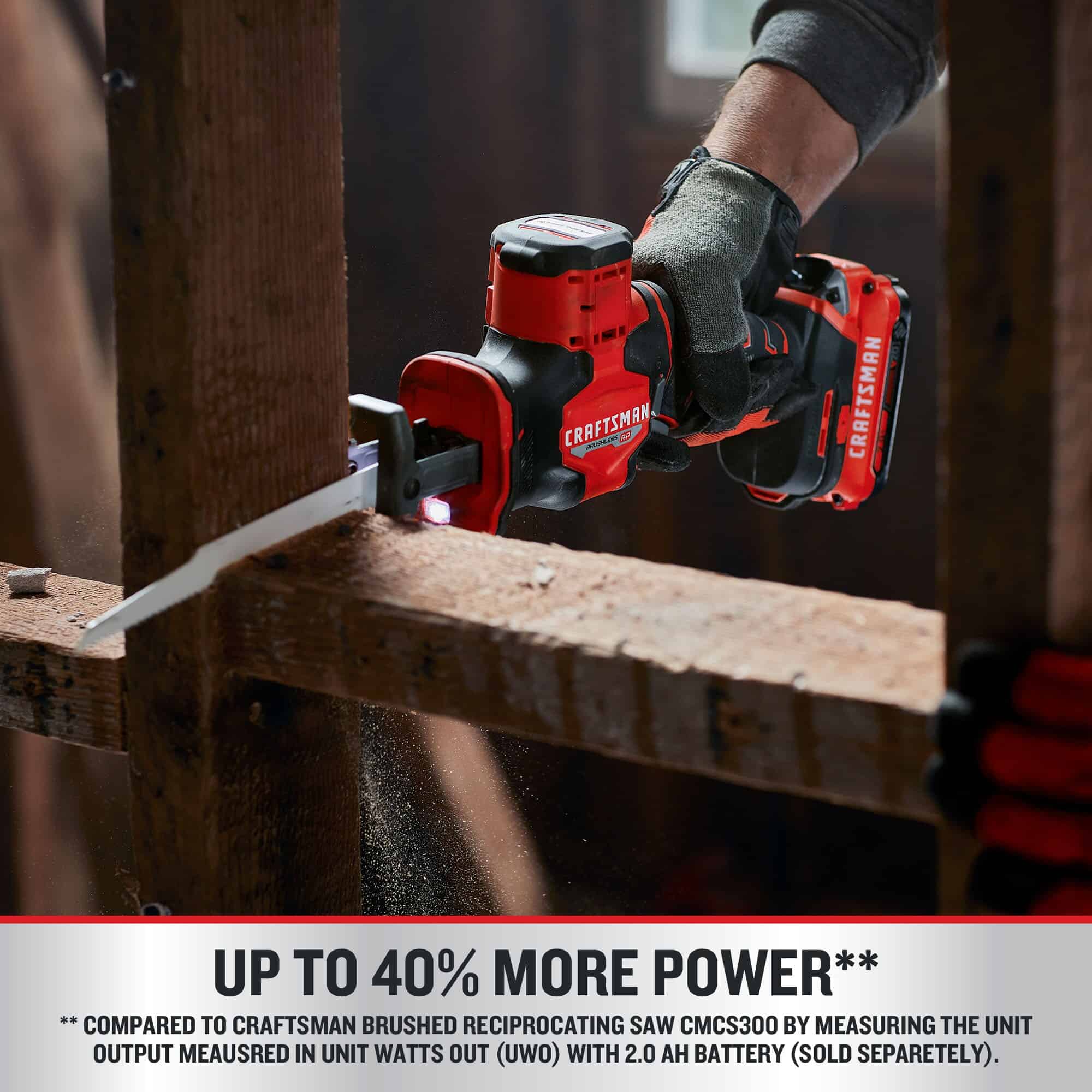 CRAFTSMAN CMCS340B V20 RP 20-volt Max Variable Brushless Cordless Reciprocating Saw (Bare Tool)