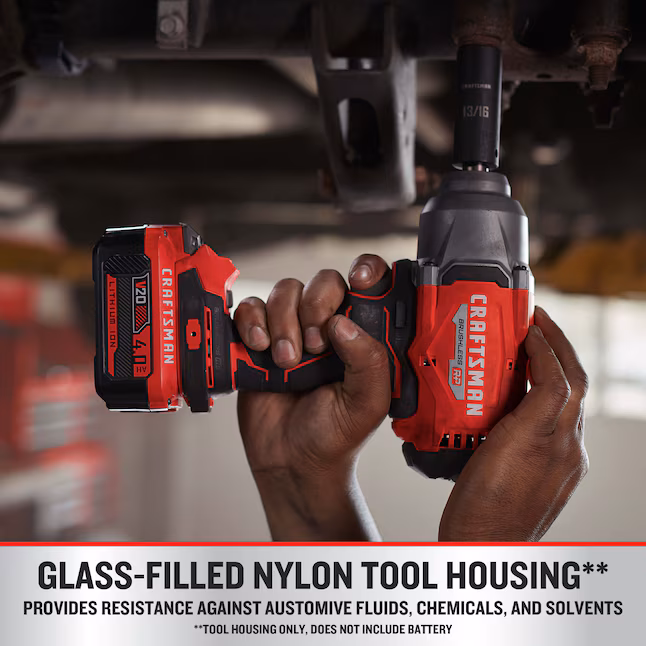 Craftsman V20 1/2 in. Cordless Brushless Impact Wrench w/Hog Ring Kit (Battery & Charger) - Image 6