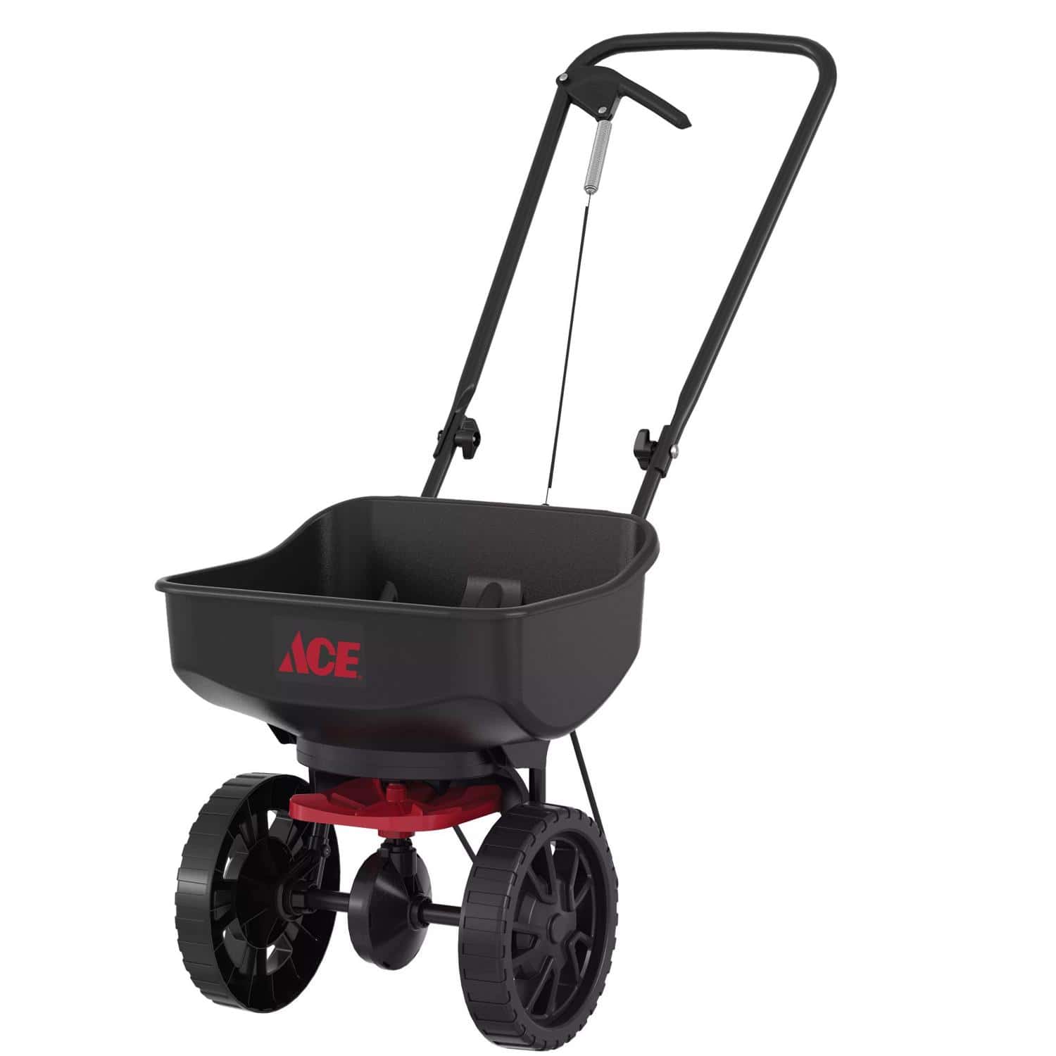 Ace 15.63 in. W Broadcast Push Spreader For Fertilizer/Ice Melt/Seed 5000 sq ft