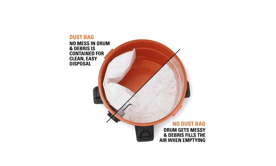 RIDGID HD06001 6 Gal. 3.5-Peak HP NXT Wet/Dry Shop Vacuum with Filter, Hose and Accessories