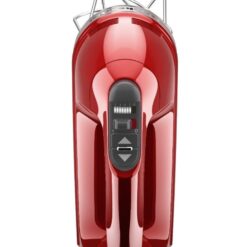 KitchenAid 9-Speed Digital Hand Mixer with Turbo Beater II Accessories and Pro Whisk - Candy Apple Red