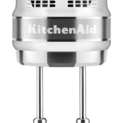 KitchenAid 9-Speed Digital Hand Mixer with Turbo Beater II Accessories and Pro Whisk - White