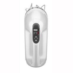 KitchenAid 9-Speed Digital Hand Mixer with Turbo Beater II Accessories and Pro Whisk - White