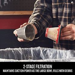 Craftsman V20 Bagless Cordless Multi-Level Filter Hand Vacuum