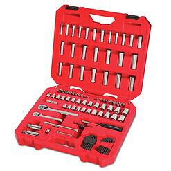 Craftsman 1/4 and 3/8 in. drive Metric and SAE 6 Point Mechanic's Tool Set 105 pc