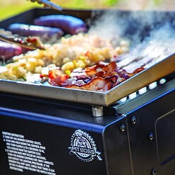 Pit Boss PB200GS 1 Burner Liquid Propane Tabletop Outdoor Griddle Black
