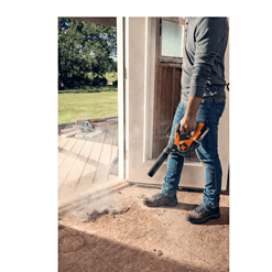 RIDGID R86043B 18V Lithium-Ion Cordless Compact Jobsite Blower with Inflator/Deflator Nozzle