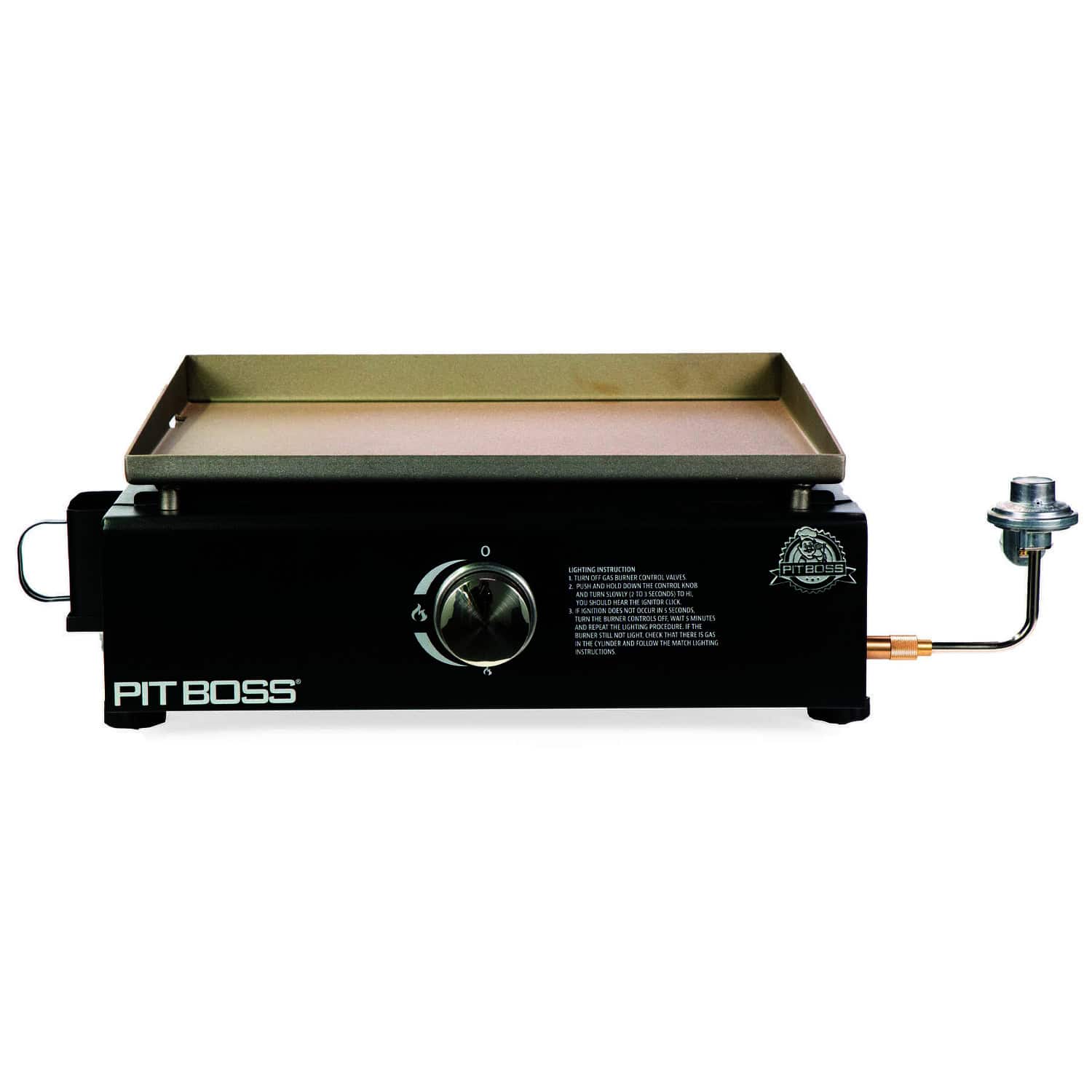 Pit Boss PB200GS 1 Burner Liquid Propane Tabletop Outdoor Griddle Black