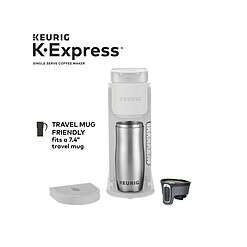 Keurig K-Express Coffee Maker, Single Serve K-Cup Pod Coffee Brewer, Warm Stone
