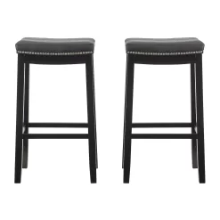 Linon Claridge Bar Stool 2-piece Set