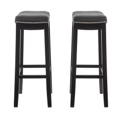 Linon Claridge Bar Stool 2-piece Set