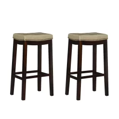 Linon Claridge Bar Stool 2-piece Set