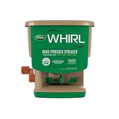 Scotts Whirl Hand-Powered Spreader for Seed, Fertilizer, Salt, Ice Melt, Handheld Spreader Holds up to 1,500 sq. ft. Product
