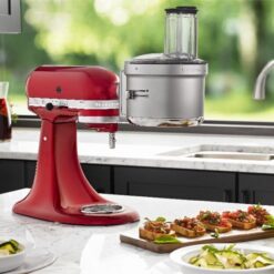 KitchenAid KSM2FPA Food Processor Attachment, Dicing Kit, Silver