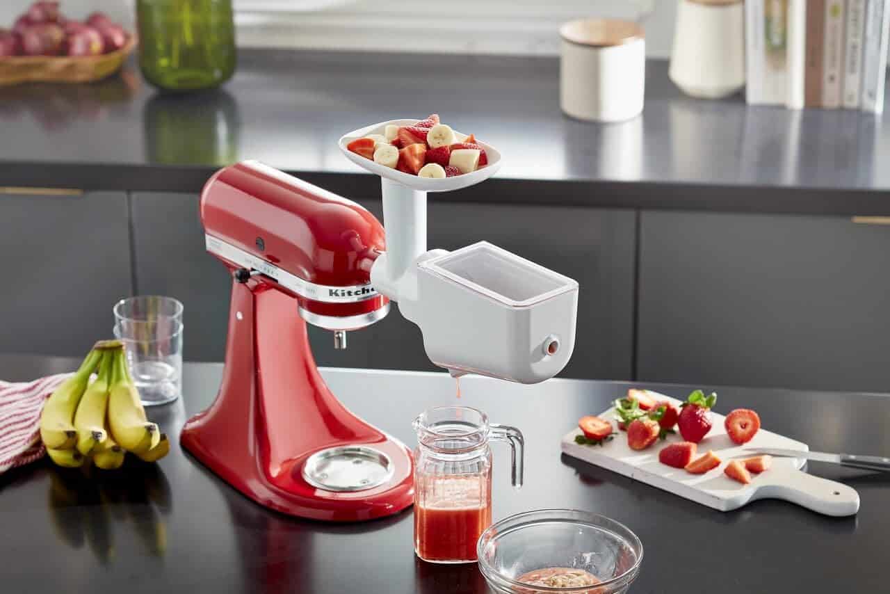 KitchenAid KSMFVSP Fruit and Vegetable Attachment Strainer, Plastic, White