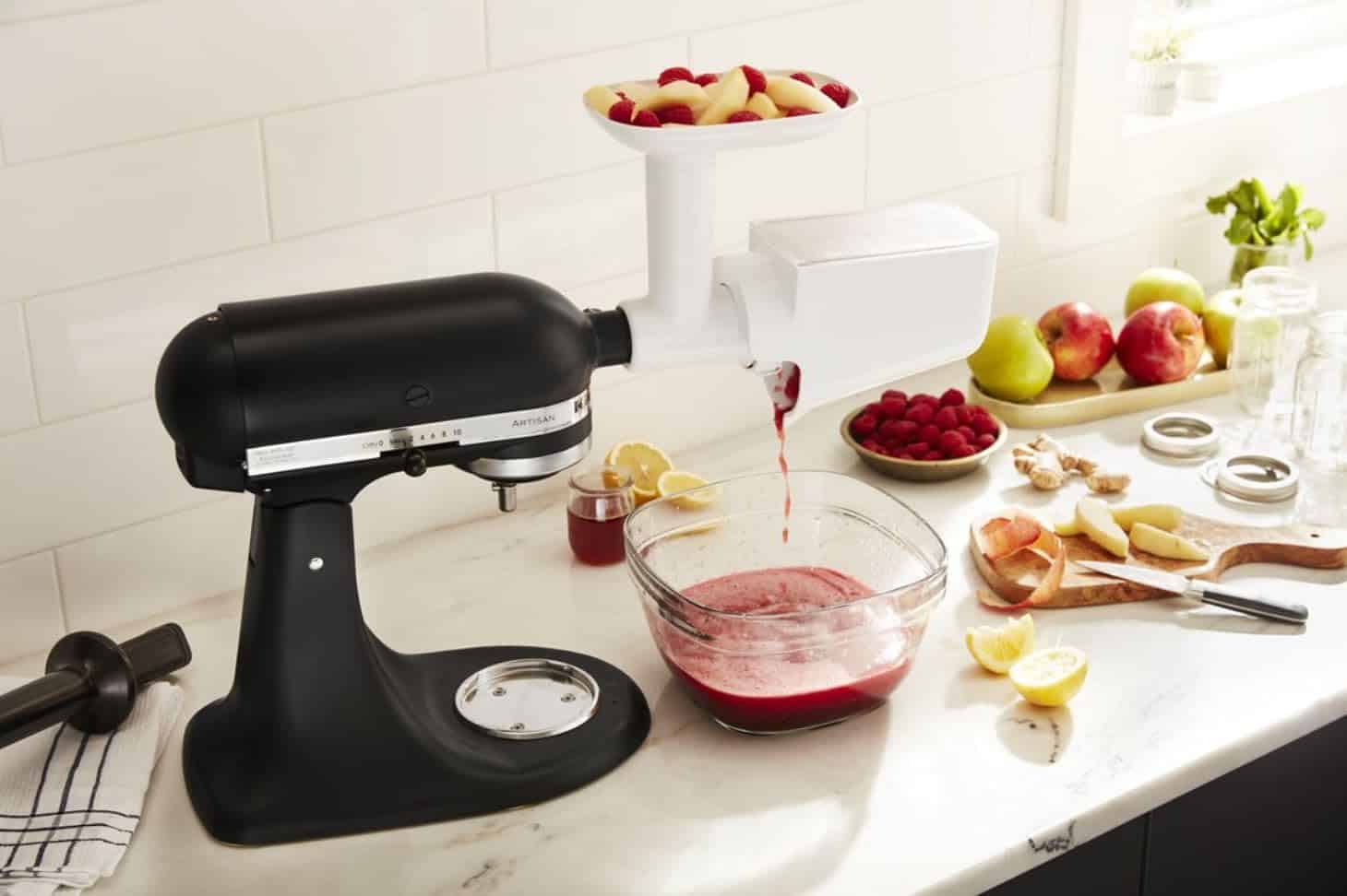 KitchenAid KSMFVSP Fruit and Vegetable Attachment Strainer, Plastic, White