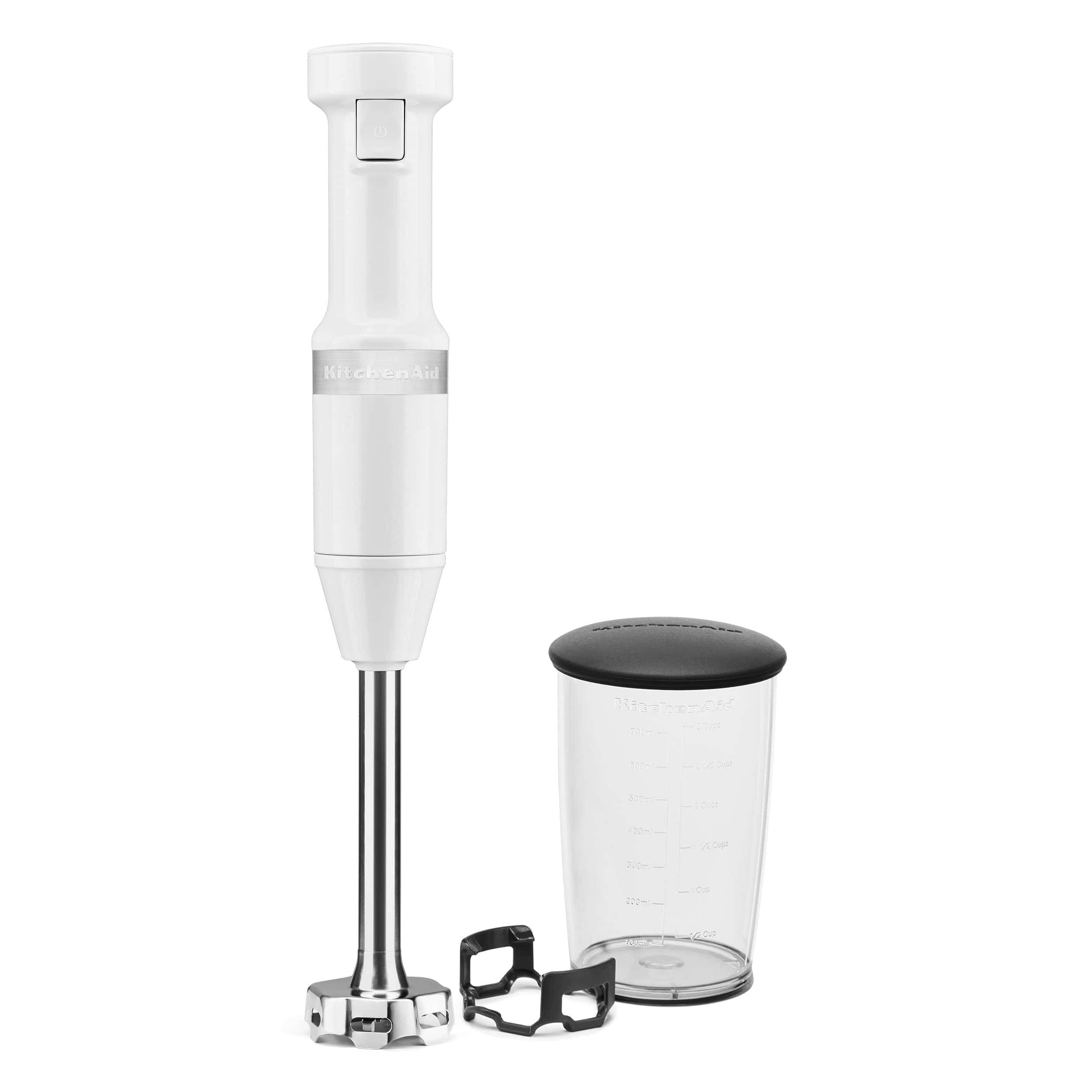 KitchenAid Variable Speed Corded Hand Blender - White