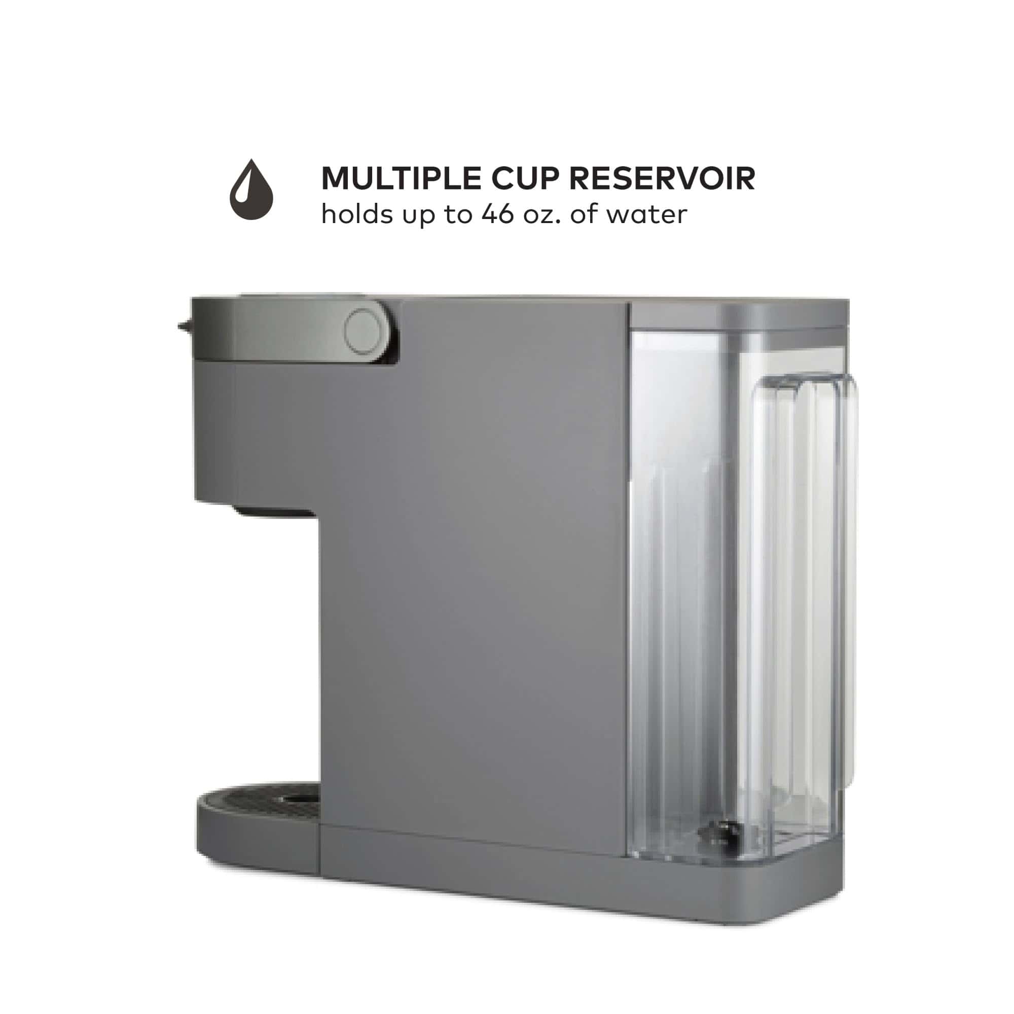 Keurig K-Slim + ICED Single Serve Coffee Maker, Brews 8 to 12oz. Cups, Gray