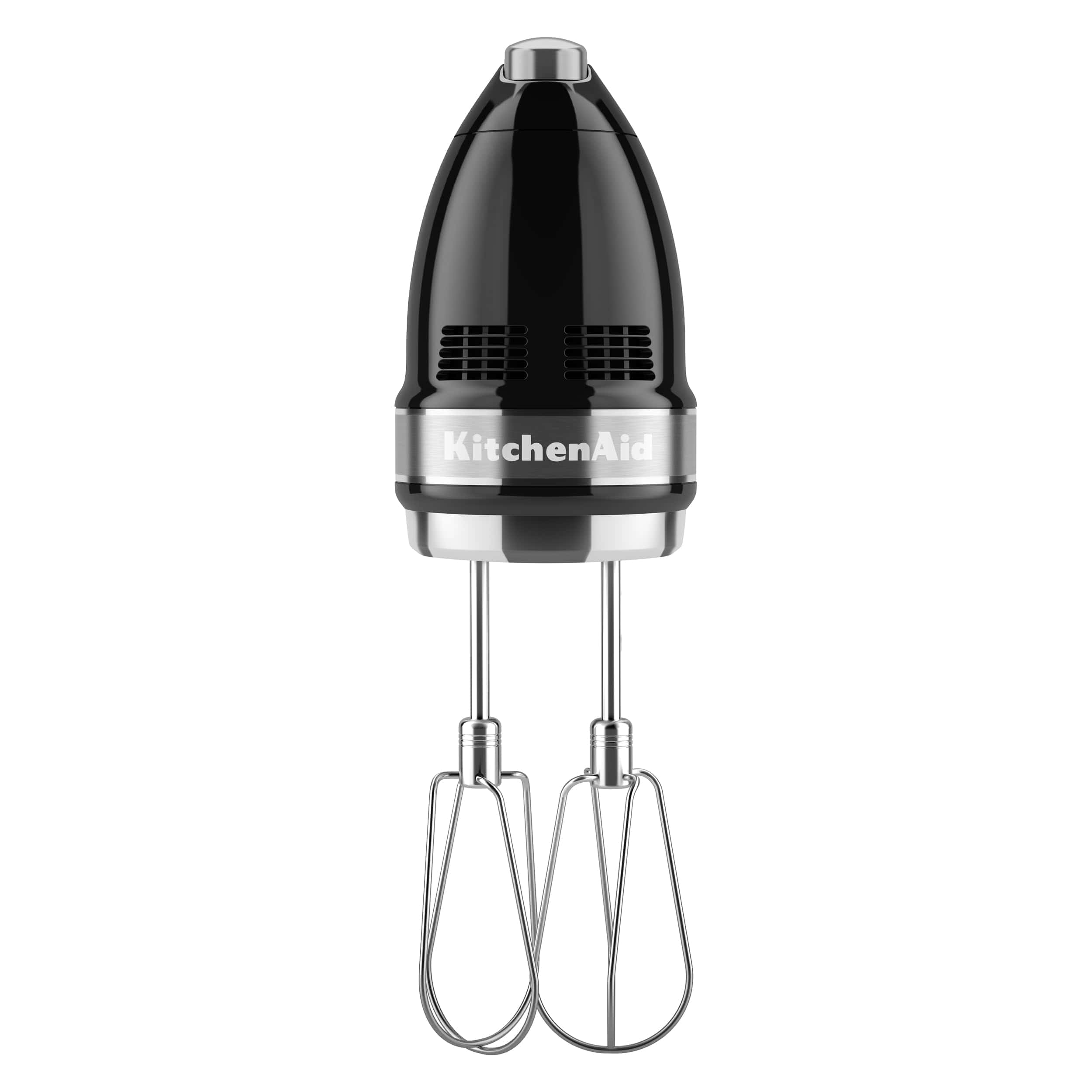 KitchenAid 9-Speed Digital Hand Mixer with Turbo Beater II Accessories and Pro Whisk - Onyx Black