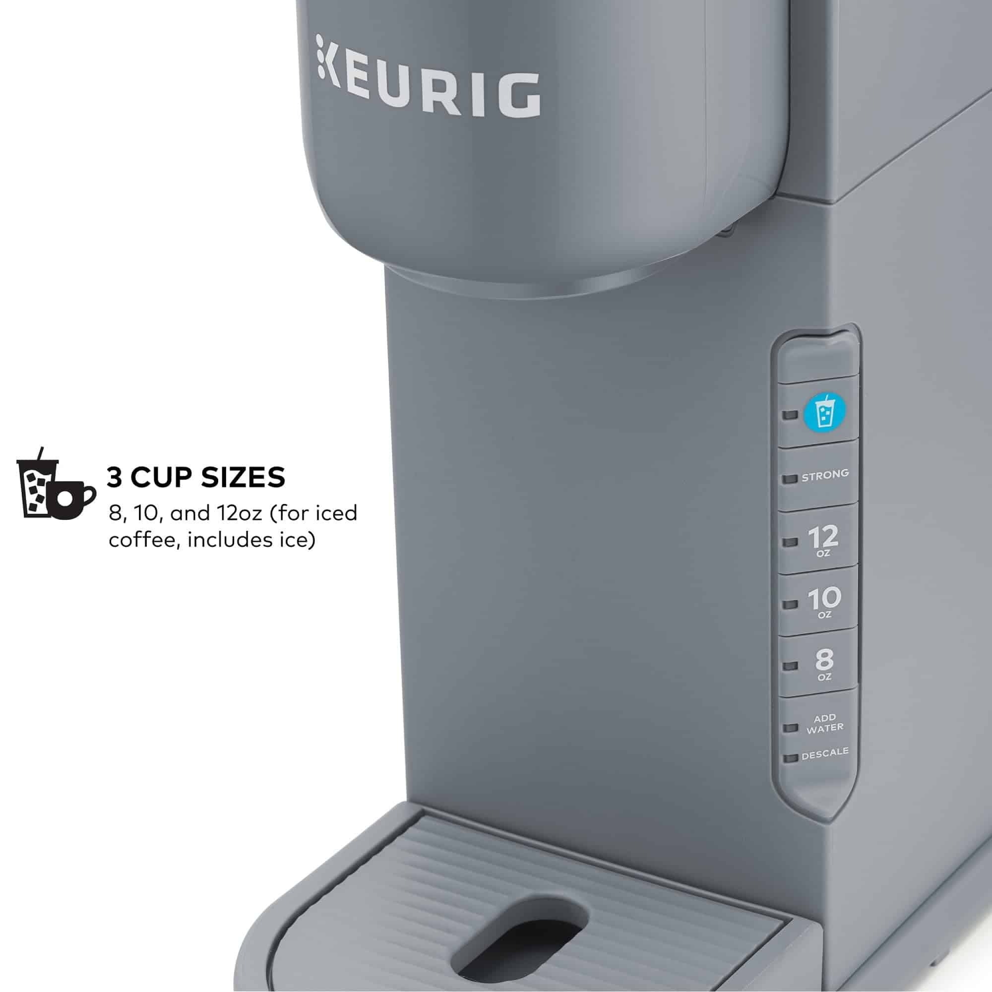 Keurig K-Iced Single Serve Coffee Maker - Brews Hot and Cold - Gray