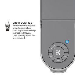 Keurig K-Slim + ICED Single Serve Coffee Maker, Brews 8 to 12oz. Cups, Gray