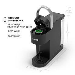 Keurig K- Slim Single Serve K-Cup Pod Coffee Maker, Multistream Technology, Black