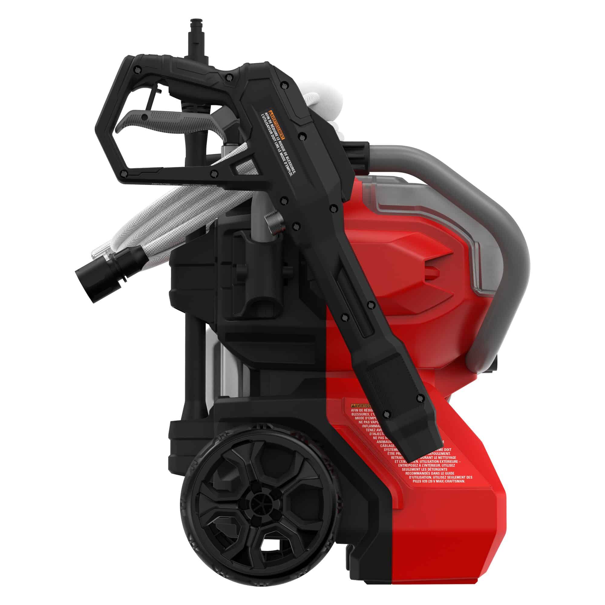 CRAFTSMAN CMCPW1500N2 V20 Brushless RP 1500 PSI 1.2-GPMs Cold Water Battery Pressure Washer with 3 Spray Tips 9 Ah (Battery and Charger Included)