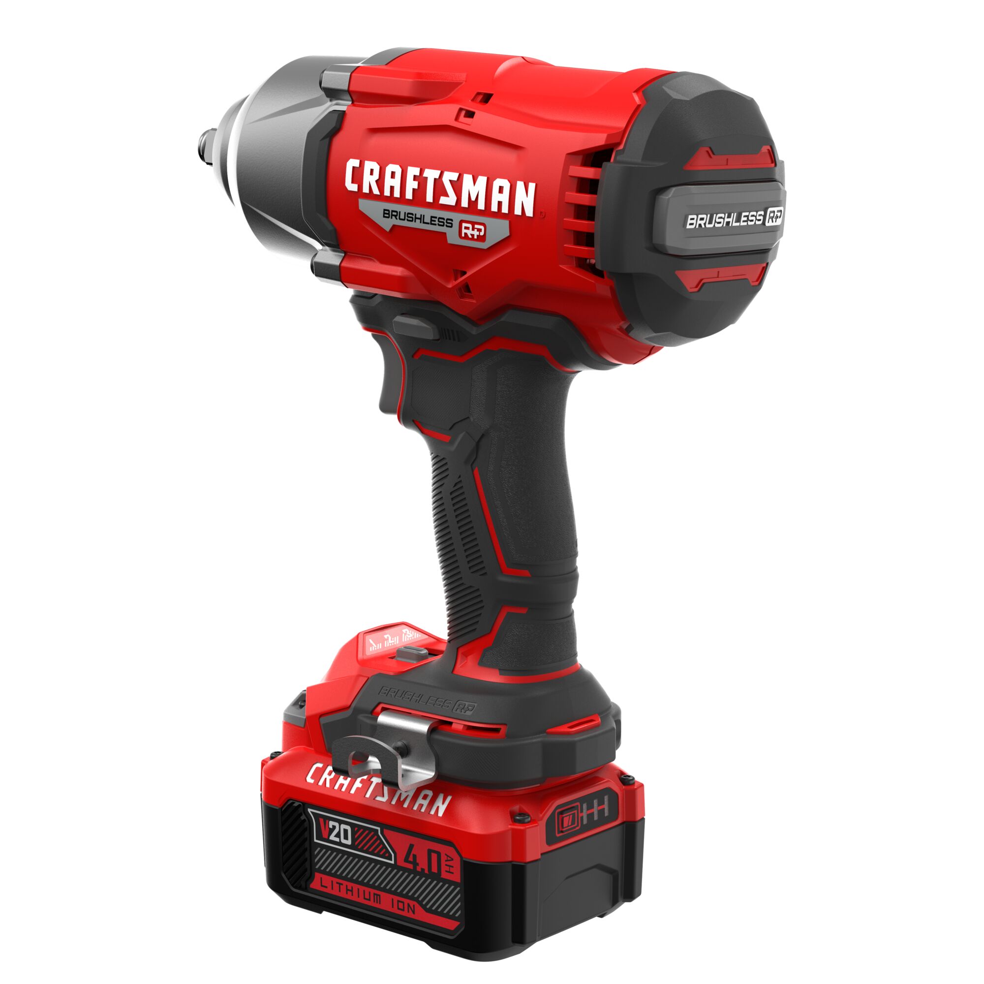 Craftsman V20 1/2 in. Cordless Brushless Impact Wrench w/Hog Ring Kit (Battery & Charger) - Image 10