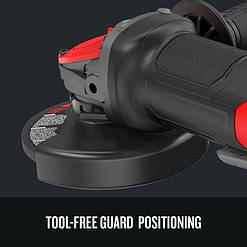 CRAFTSMAN CMEG200 4.5-in 7.5 Amps Paddle Switch Corded Angle Grinder