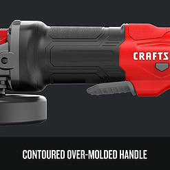 CRAFTSMAN CMEG200 4.5-in 7.5 Amps Paddle Switch Corded Angle Grinder