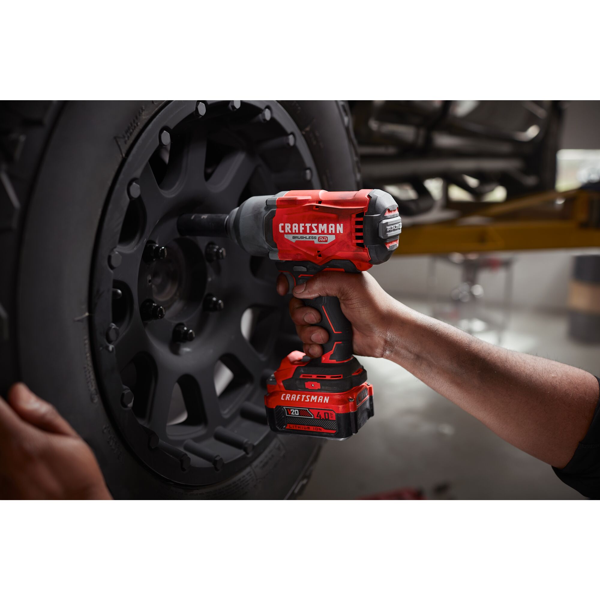 Craftsman V20 1/2 in. Cordless Brushless Impact Wrench w/Hog Ring Kit (Battery & Charger) - Image 14
