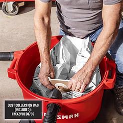 Craftsman 12 gal Corded Wet/Dry Vacuum 10.5 amps 120 V 6 HP