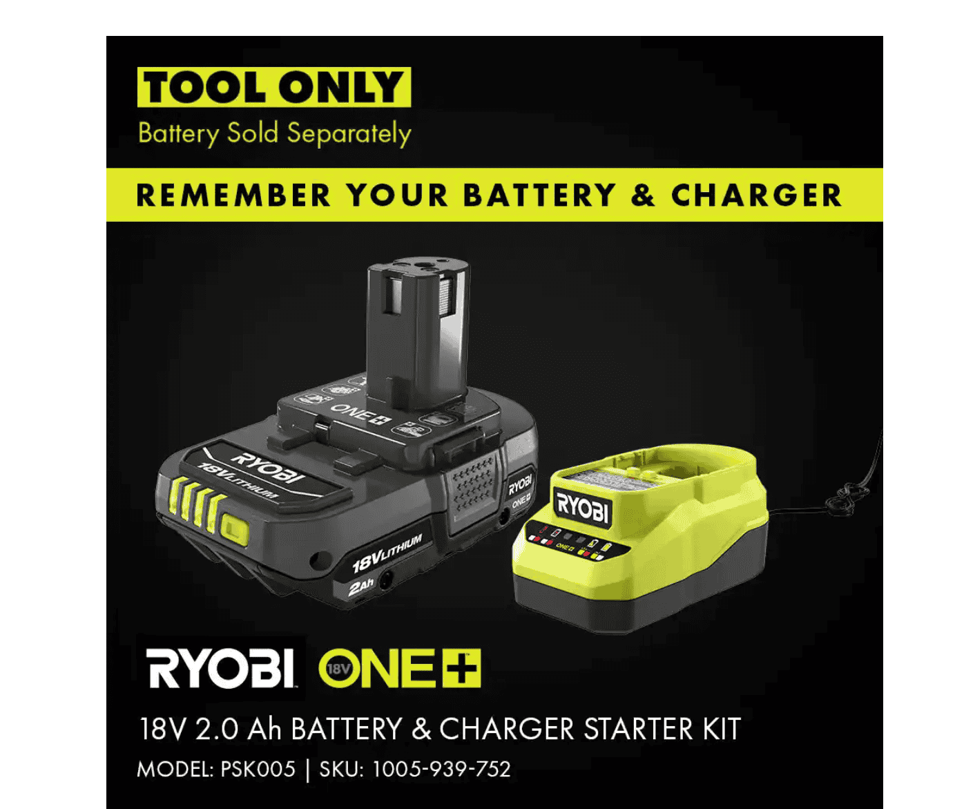 RYOBI P235AB ONE+ 18V Cordless 1/4 in. Impact Driver (Tool Only)