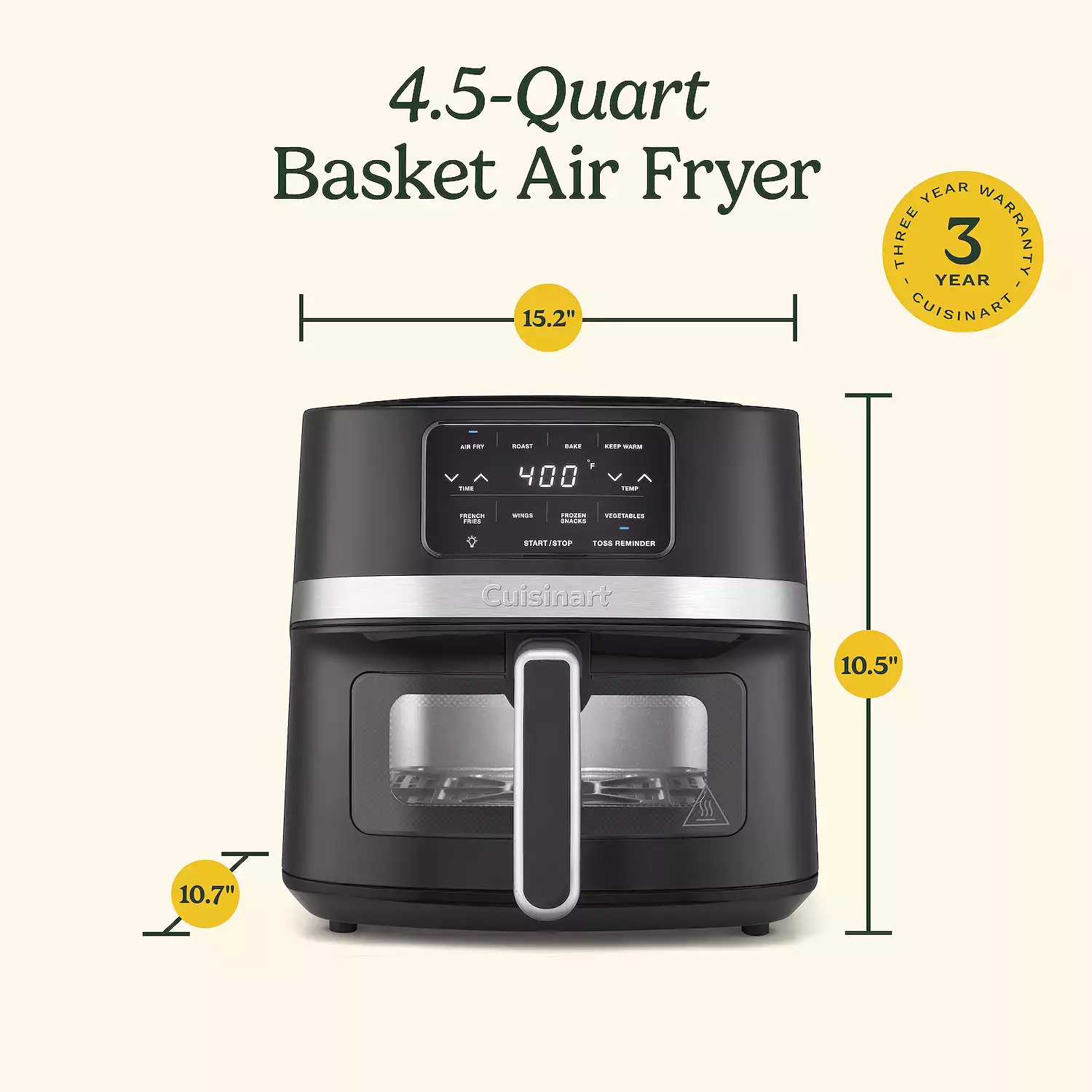 Cuisinart 4.5-qt Basket Air Fryer