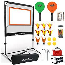 Jazzminton Badminton and Tennis with A Whole New Spin On It - Fun Games for Kids & Adults