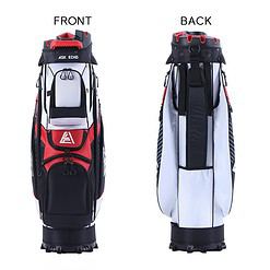 ASK ECHO T-Lock Golf Cart Bag with 14 Way Organizer Divider Top, Premium Cart Bag with Handles and Rain Cover for Men, White