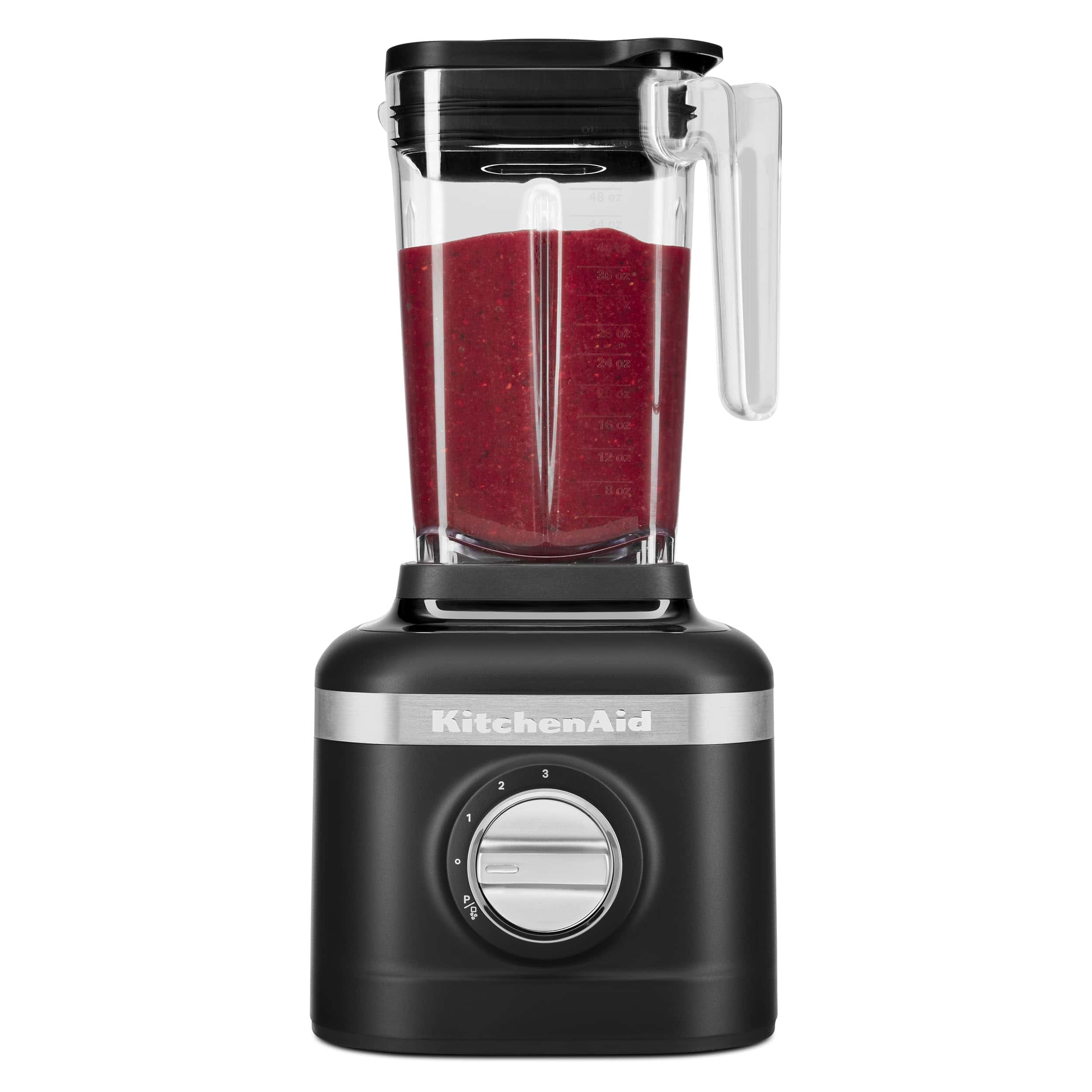 KitchenAid K150 3 Speed Ice Crushing Blender with 2 Personal Blender Jars - KSB1332Y, Black Matte, 48 oz