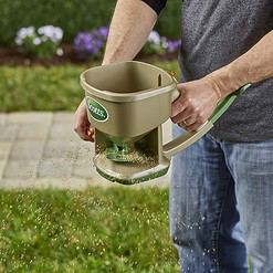 Scotts Whirl Hand-Powered Spreader for Seed, Fertilizer, Salt, Ice Melt, Handheld Spreader Holds up to 1,500 sq. ft. Product