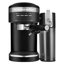 KitchenAid KES6404BM Semi-Automatic Espresso Machine and Automatic Milk Frother Attachment, Black Matte