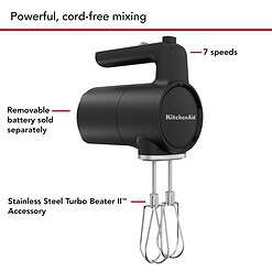KitchenAid Go Cordless Hand Mixer - battery sold separately, KHMR700
