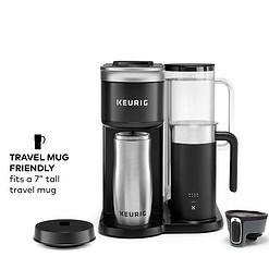 Keurig K-Cafe SMART Single Serve K-Cup Pod Coffee, Latte and Cappuccino Maker, Black