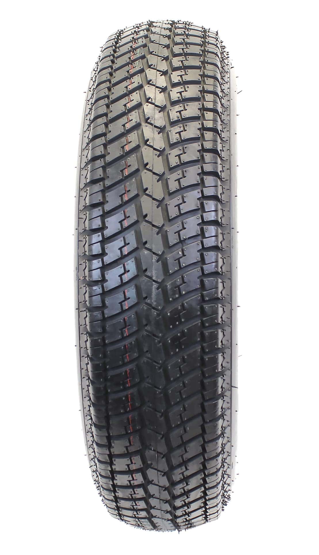 eCustomRim 2-Pack Trailer Tire On Black Wheel Modular Rim ST205/75D15 LRC 5 Lug On 4.5 15 x 5